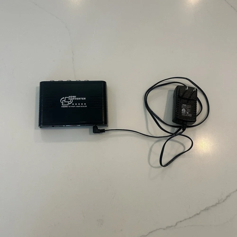 HDMI CONVERTER HDMI TO YPbPr 1080P SCALER - POWER CORD INCLUDED